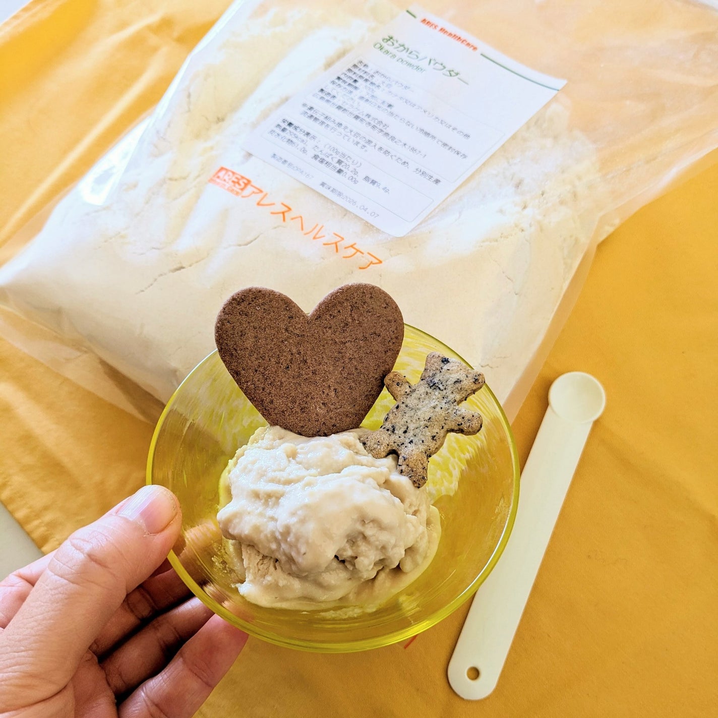 おほあんどうふ on LIPS 「白砂糖を控えていて 手作りでアイスを作っている方に朗報👌舌触り..」(1枚目)