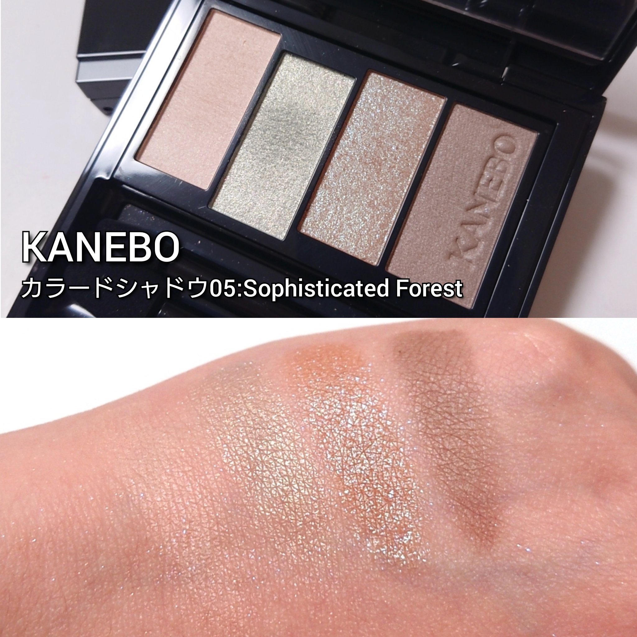 カラードシャドウ/KANEBO/アイシャドウパレットを使ったクチコミ（3枚目）