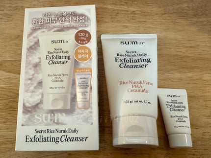 シークレット米麴ピーリングトゥフォームクレンザー /su:m37°/洗顔フォームを使ったクチコミ(1枚目)