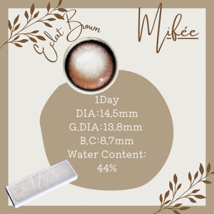 Mifée 1day/Mifée/ワンデー(1DAY)カラコンを使ったクチコミ(2枚目)