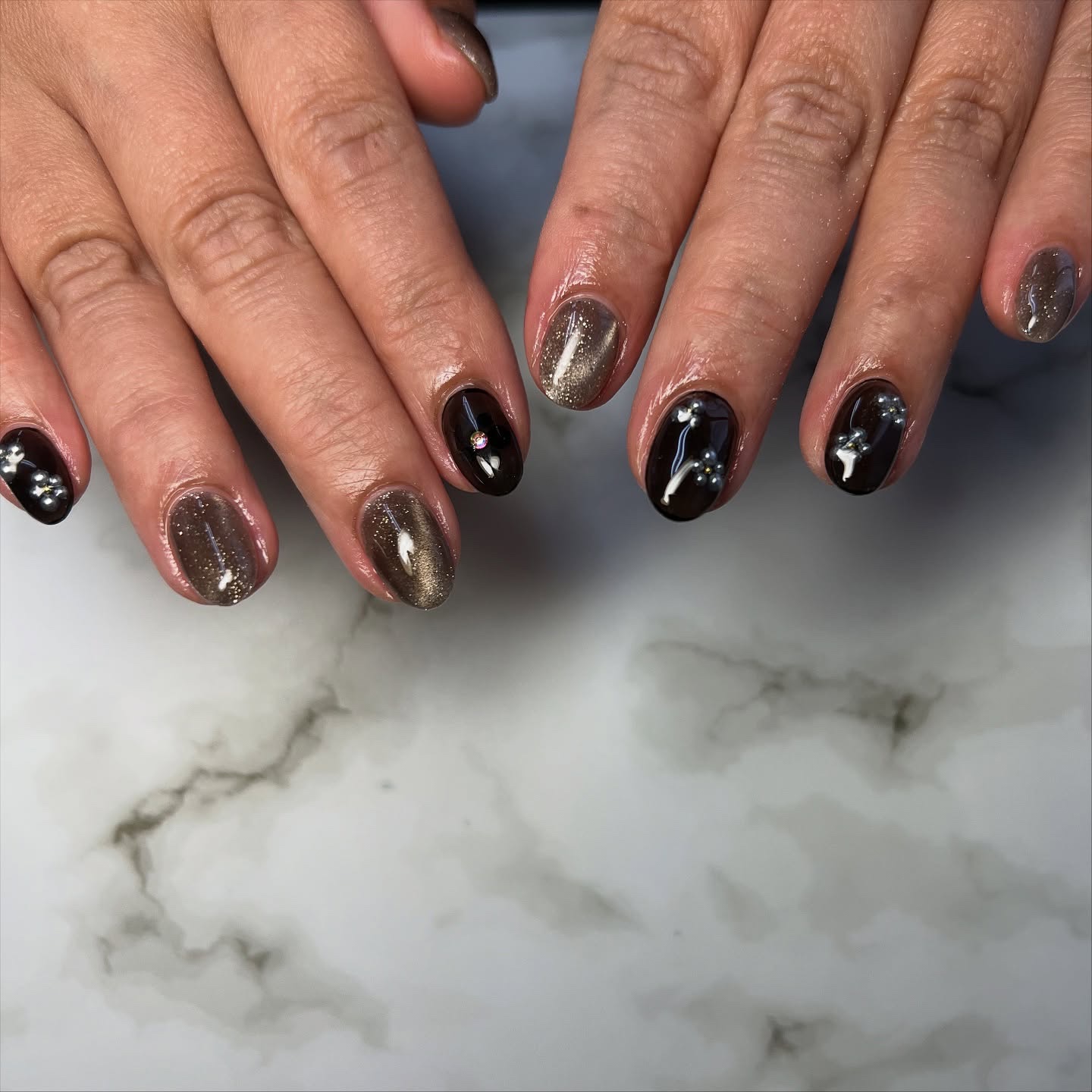 #ネイル,#ニュアンスネイル,#ジェルネイル,#ギャルネイル,#ネイル,#城陽ネイルのネイルデザイン