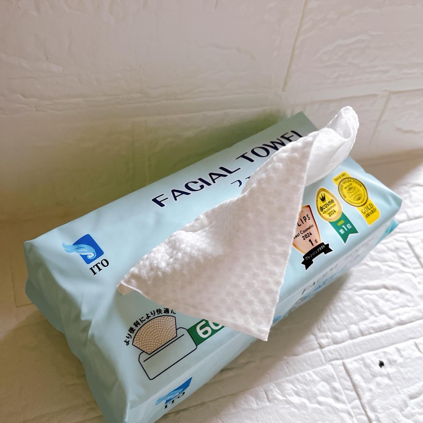 ITOフェイシャルタオル/ITO/クレンジングタオルを使ったクチコミ（2枚目）