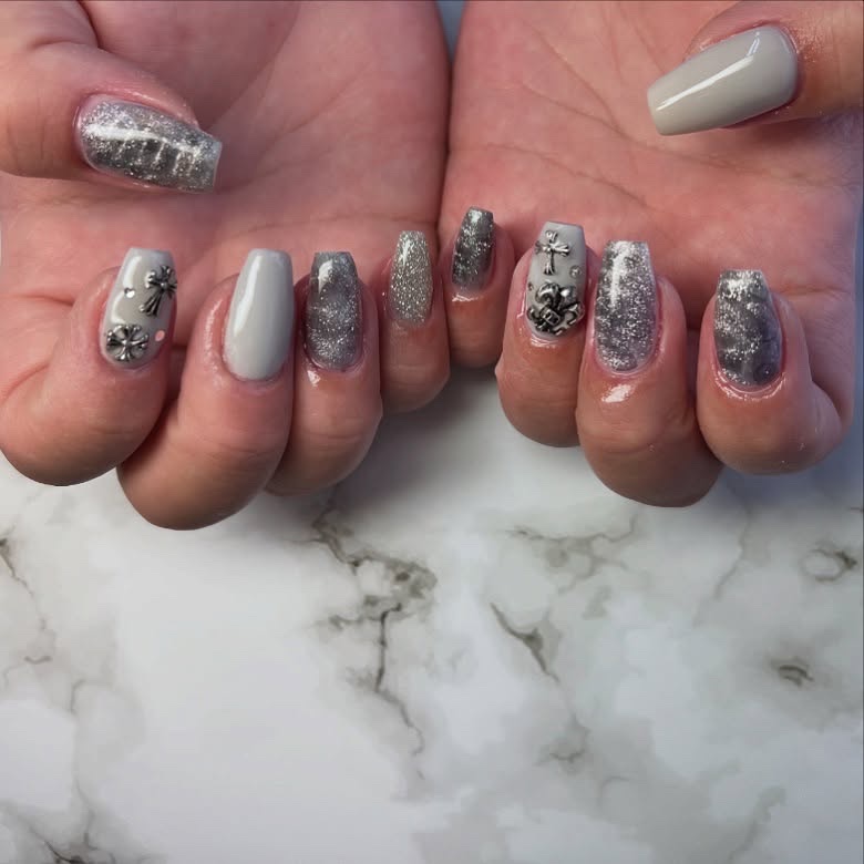 #ネイル,#ニュアンスネイル,#ジェルネイル,#ギャルネイル,#ネイル,#城陽ネイルのネイルデザイン