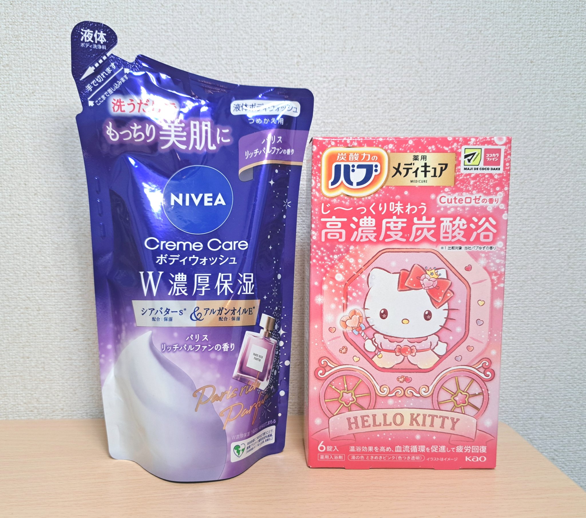 ニベア クリームケア ボディウォッシュ パリスリッチパルファンの香り 詰替 360ml/ニベア/ボディソープを使ったクチコミ（1枚目）