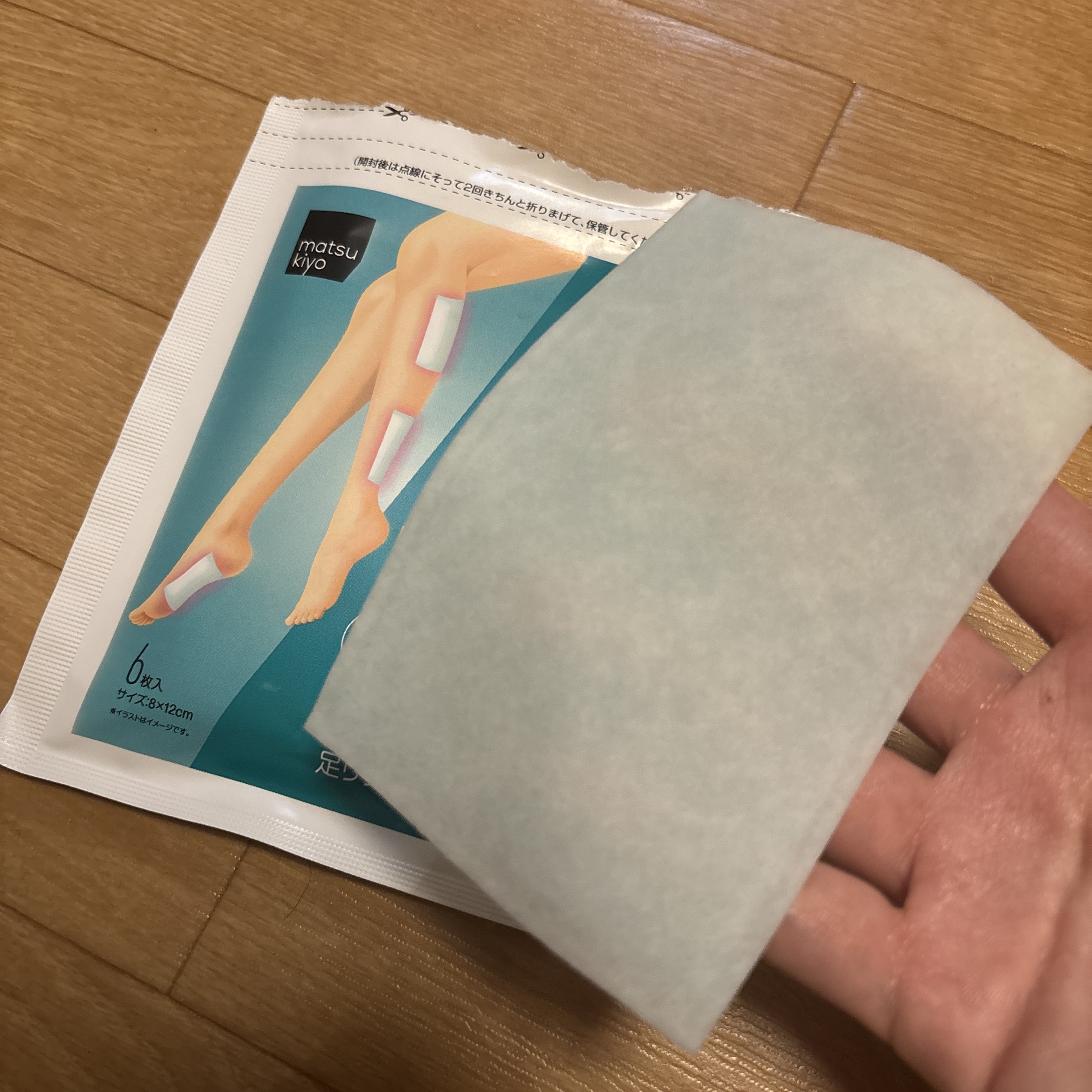 足リフレッシュシート/matsukiyo/レッグ・フットケアを使ったクチコミ（1枚目）