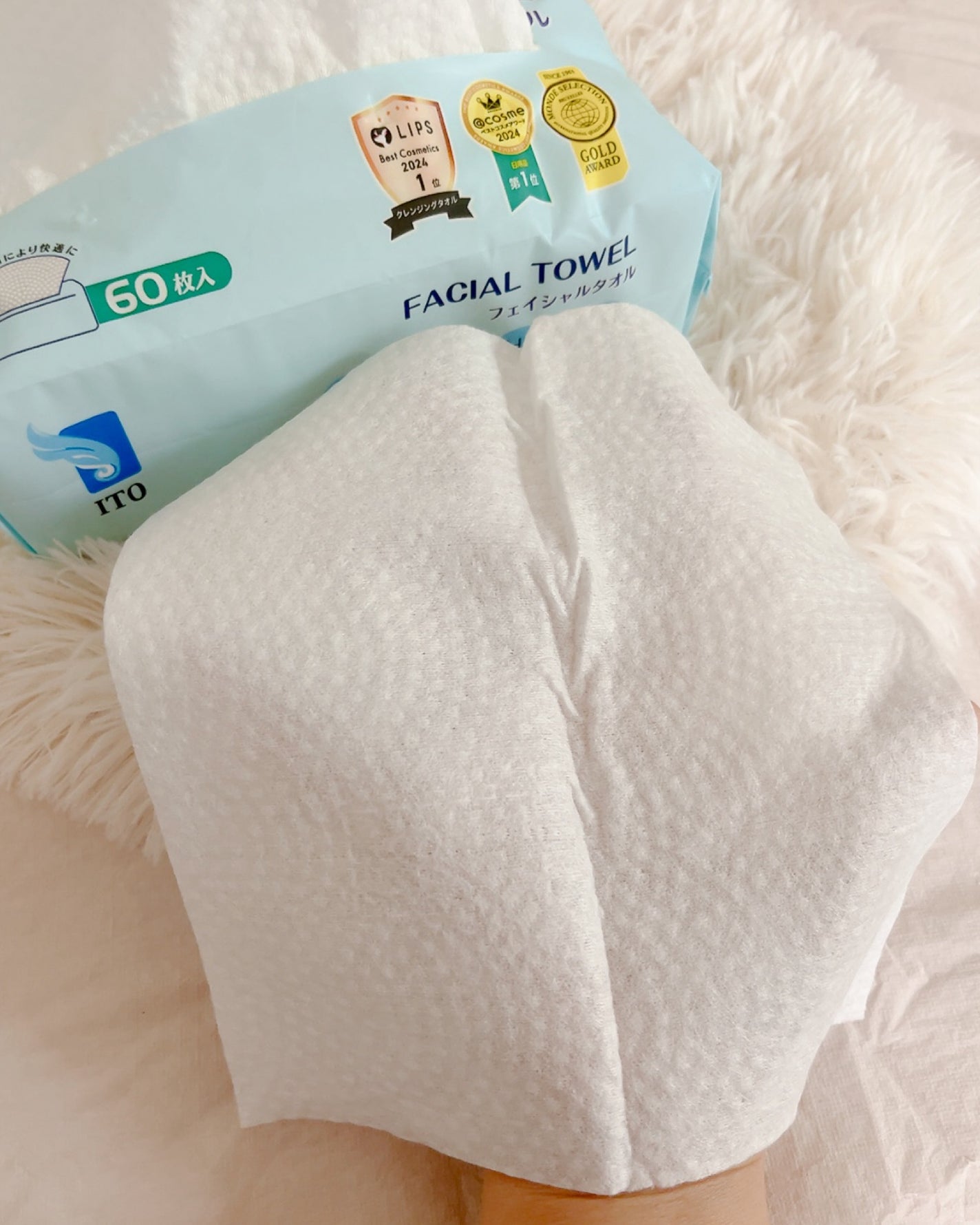 ITOフェイシャルタオル/ITO/クレンジングタオルを使ったクチコミ(4枚目)