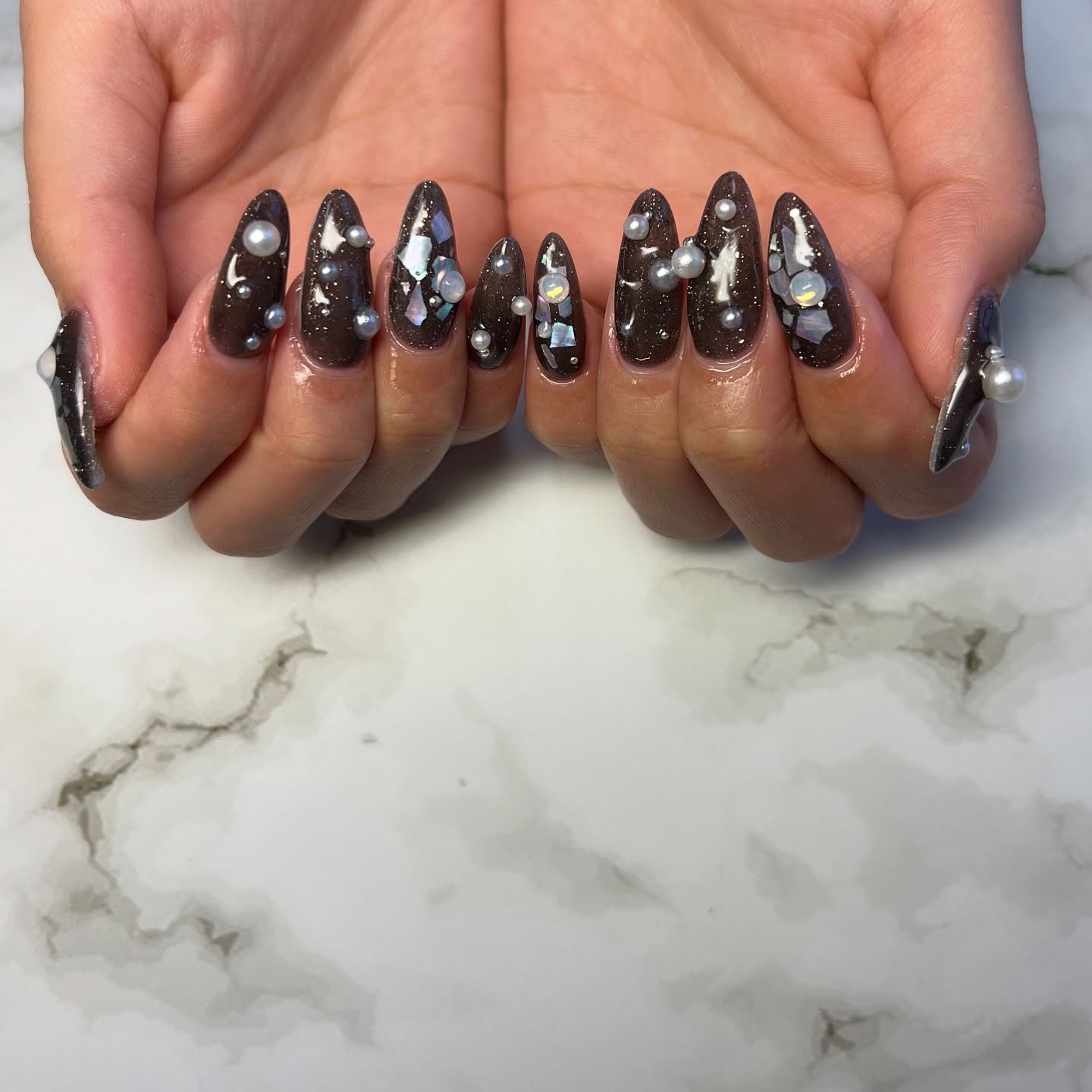 #ネイル,#ニュアンスネイル,#ジェルネイル,#ギャルネイル,#ネイル,#城陽ネイルのネイルデザイン