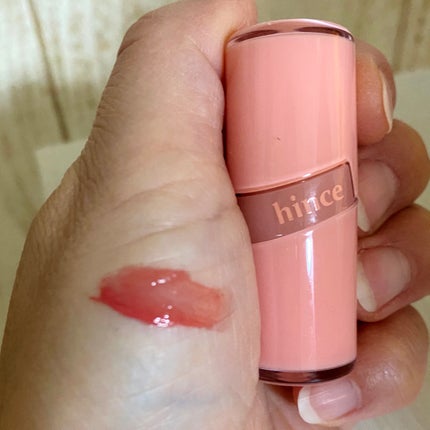 ロウグロウジェルティント/hince/リップティントを使ったクチコミ(3枚目)
