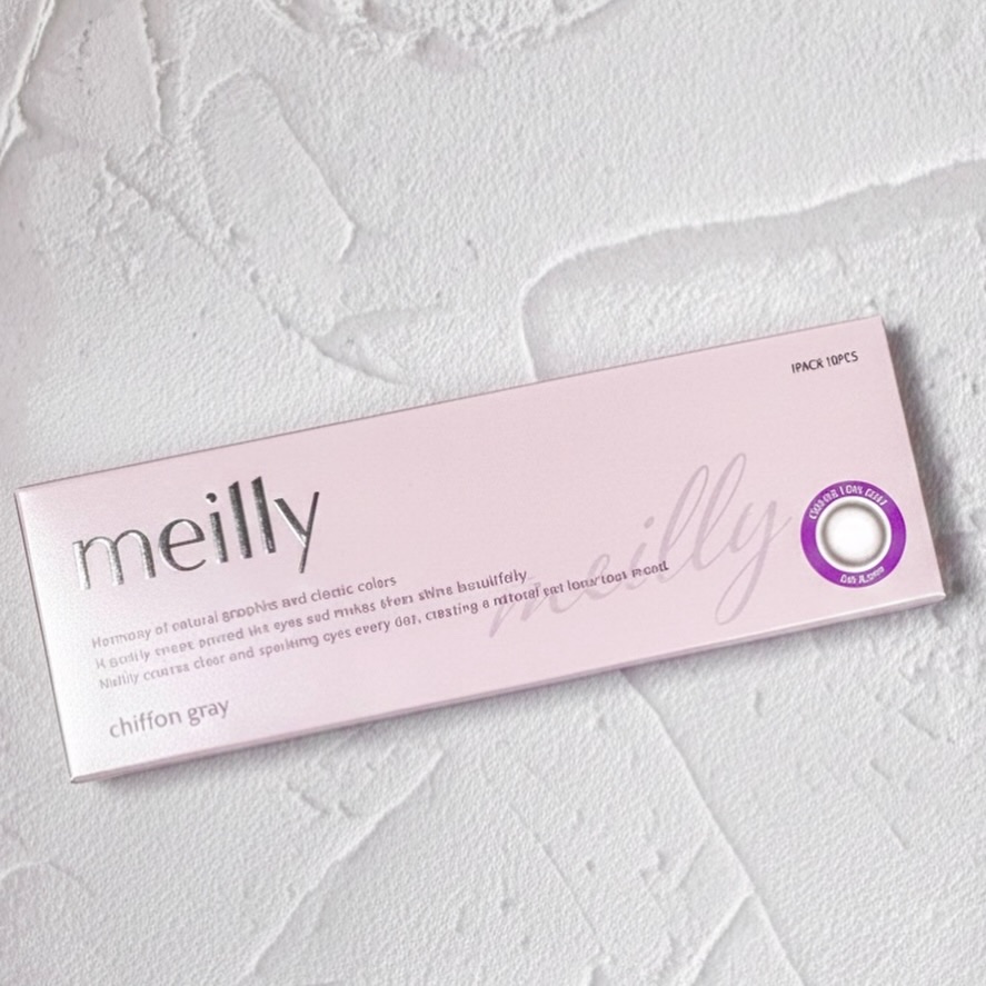 chiffon/meilly/ワンデー（１DAY）カラコンを使ったクチコミ（3枚目）