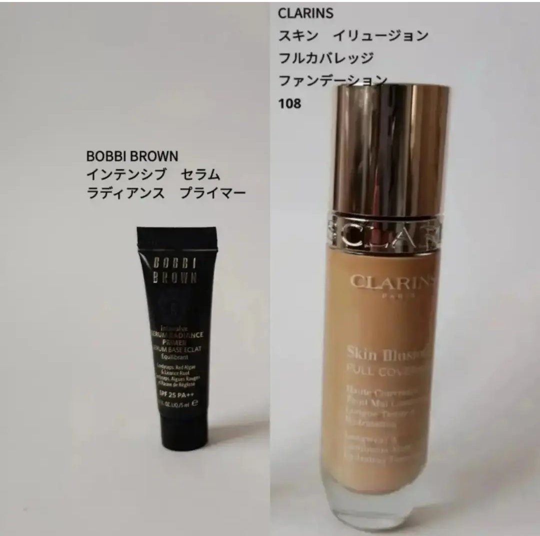 スキン イリュージョン フルカバレッジ ファンデーション/CLARINS/リキッドファンデーションを使ったクチコミ（1枚目）