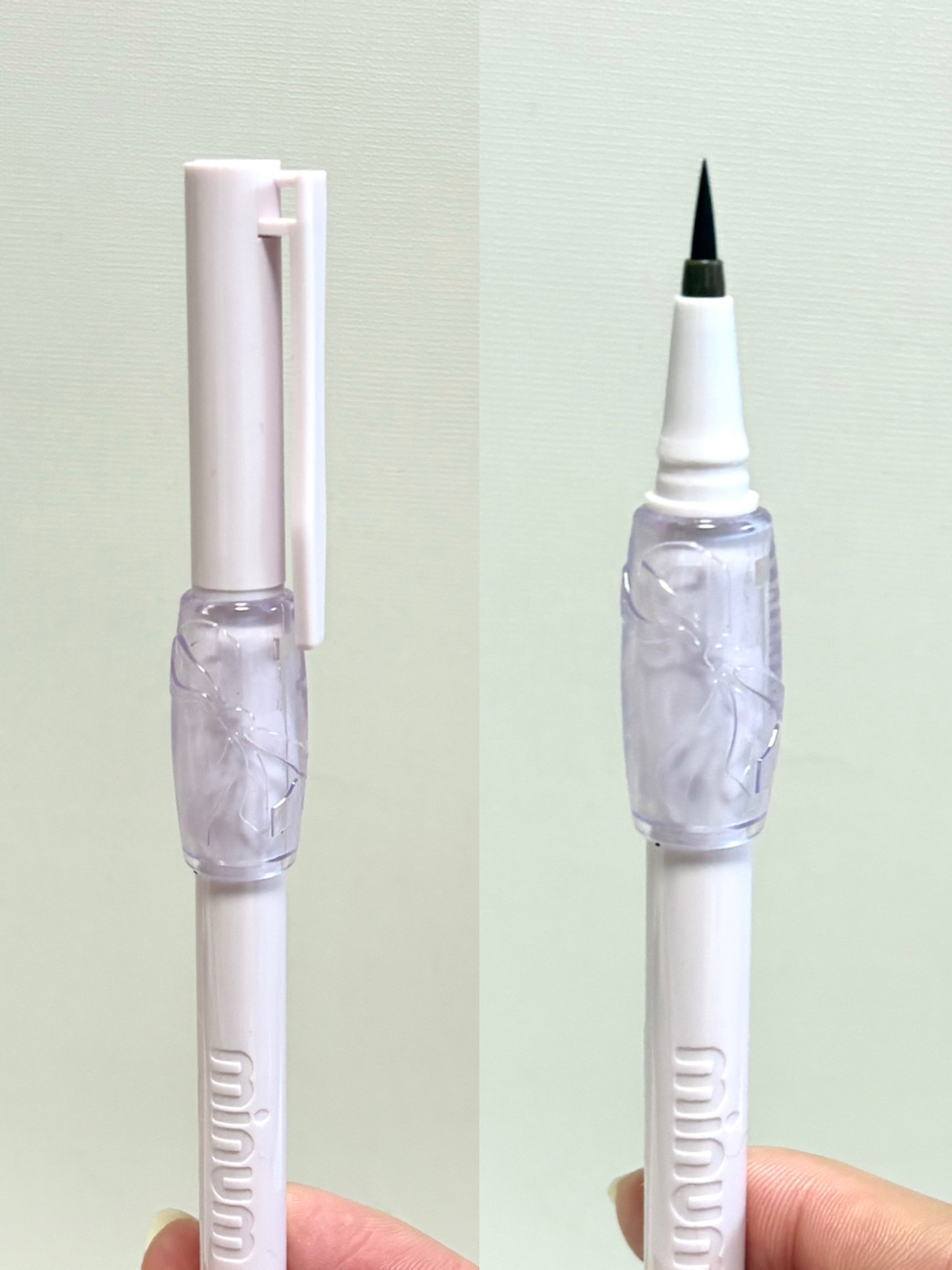 ぷにゅグリップライナー/minum/リキッドアイライナーを使ったクチコミ（2枚目）