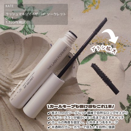 ケイト ラッシュマキシマイザーHP シークレット/KATE/マスカラ下地を使ったクチコミ(2枚目)