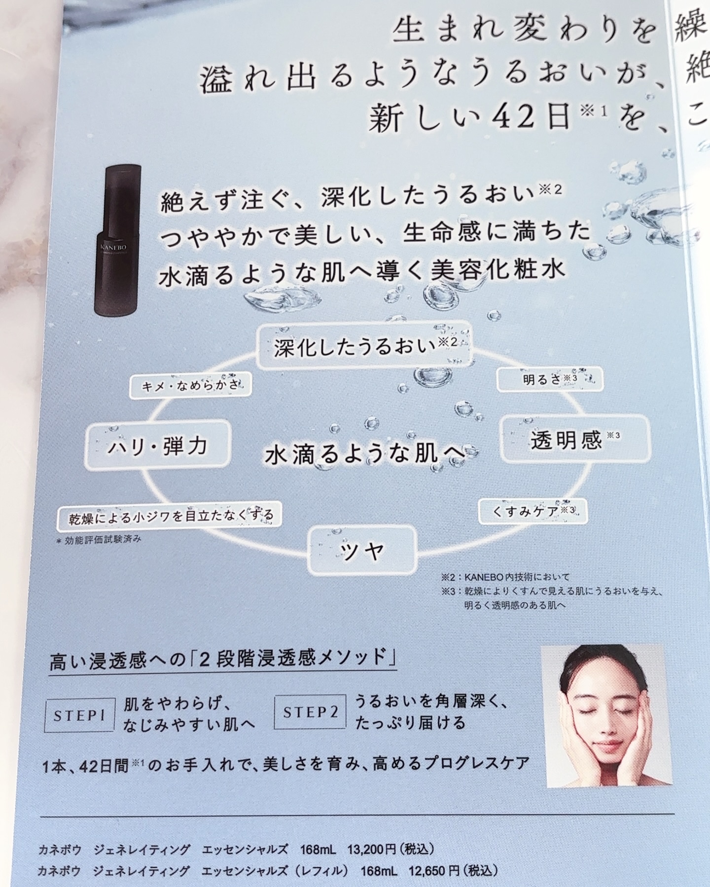 カネボウ　ジェネレイティング　エッセンシャルズ/KANEBO/化粧水を使ったクチコミ（3枚目）