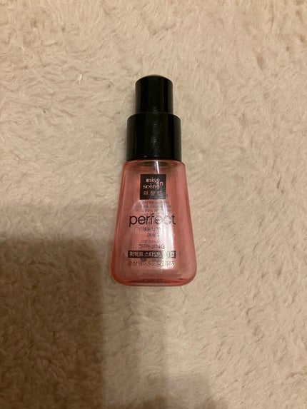 miseenscene パーフェクトセラムスタイリングのクチコミ「miseenscene パーフェクトセラムスタイリング
使い切りです😊
こちら本体を購入し.....」(1枚目)