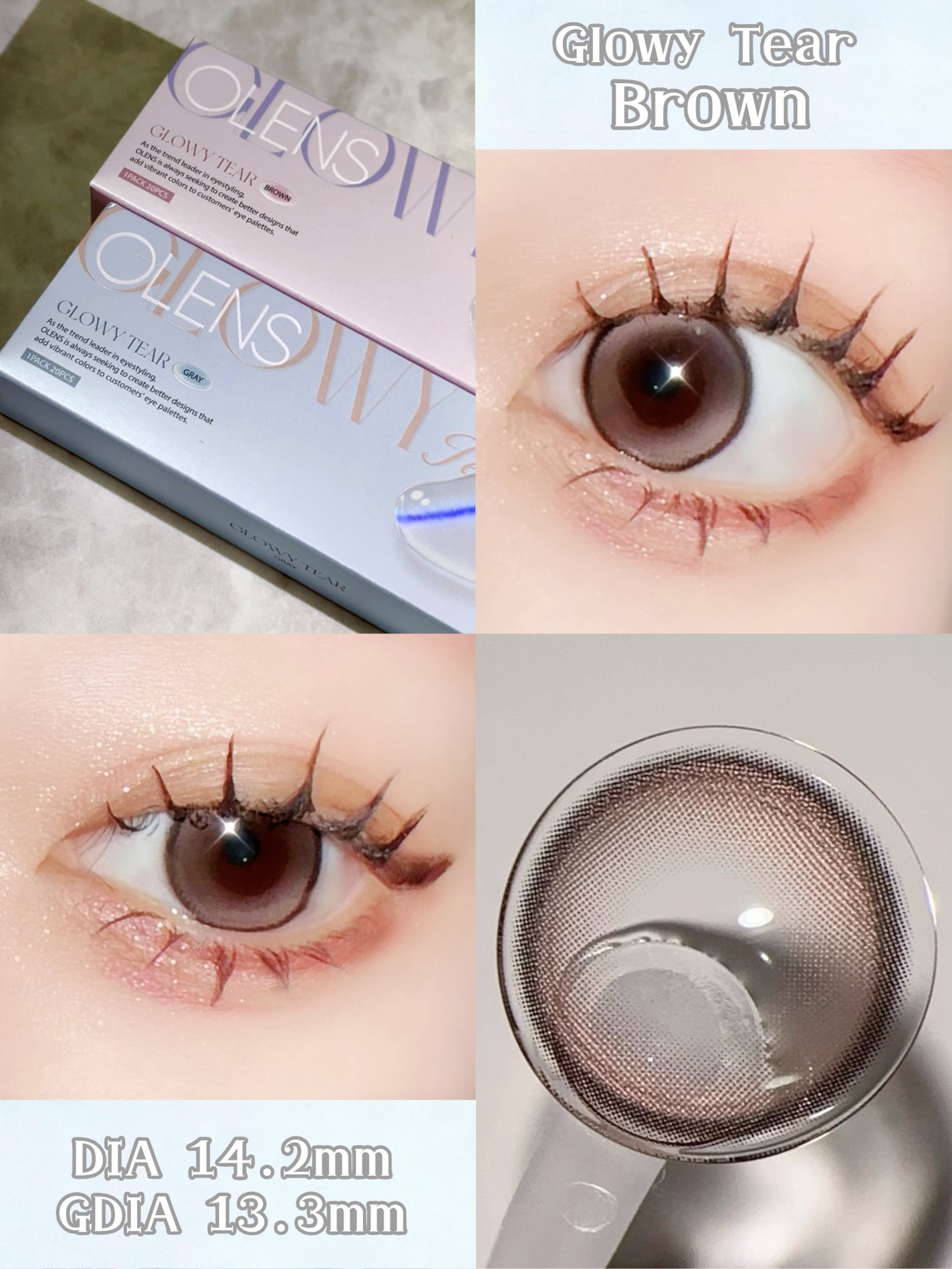 Double Tint 1day/OLENS/カラーコンタクトレンズを使ったクチコミ(3枚目)