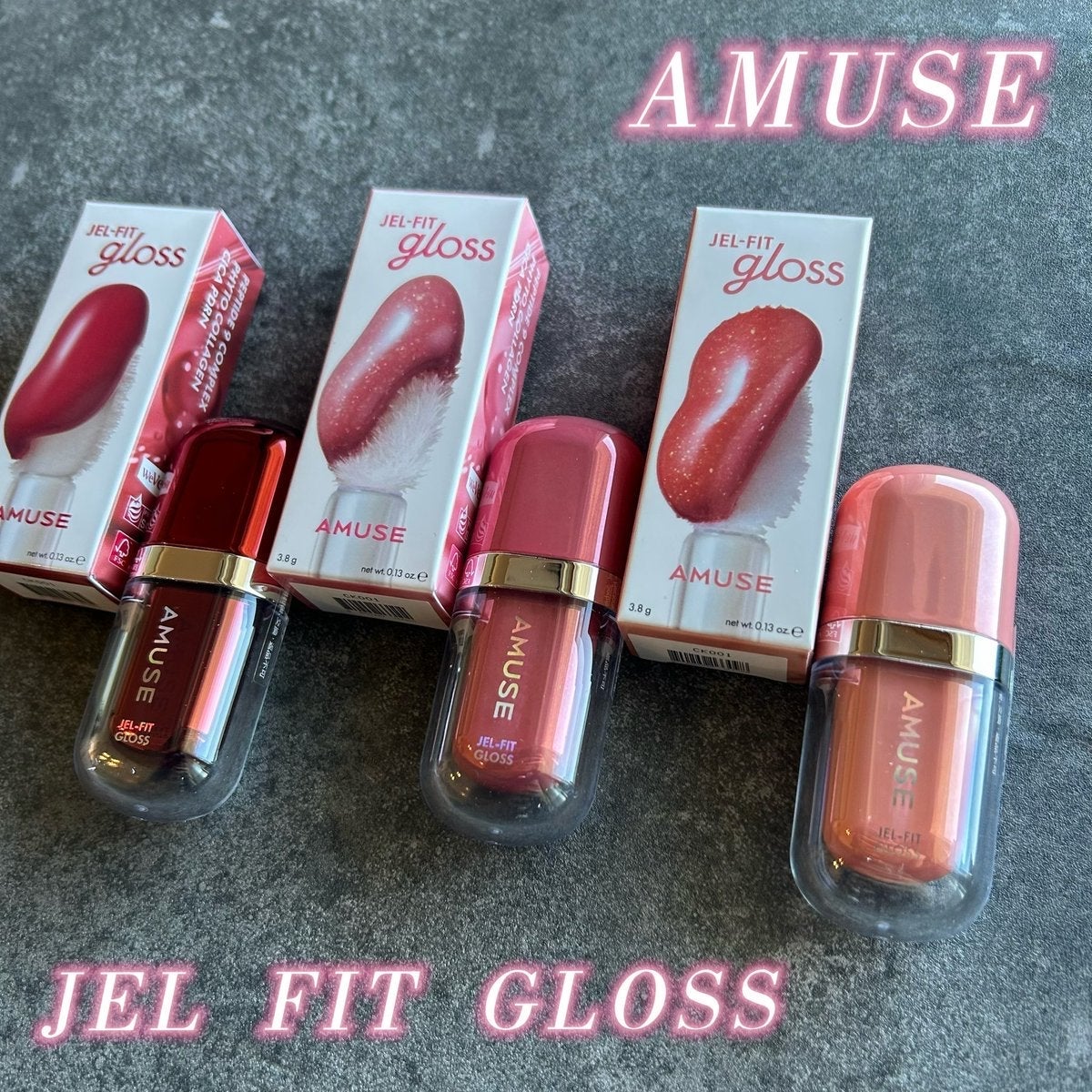 ジェルフィットグロス/AMUSE/リップグロスを使ったクチコミ(1枚目)