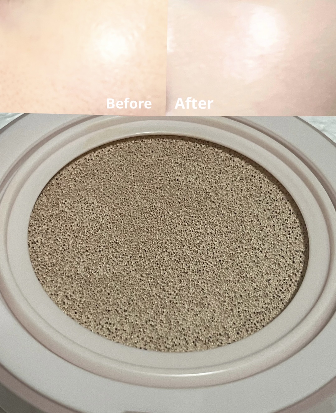 フィットグロウクッション/キャンメイク/クッションファンデーションを使ったクチコミ（3枚目）