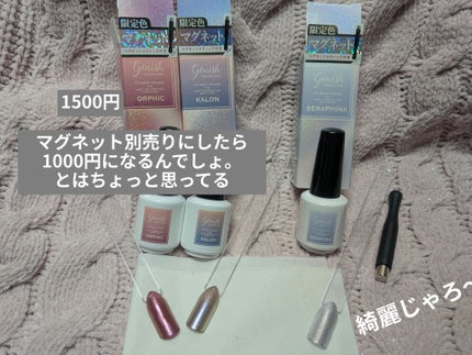 ジーニッシュマニキュア(マグネット)/ジェルミーワン/マニキュアを使ったクチコミ(2枚目)