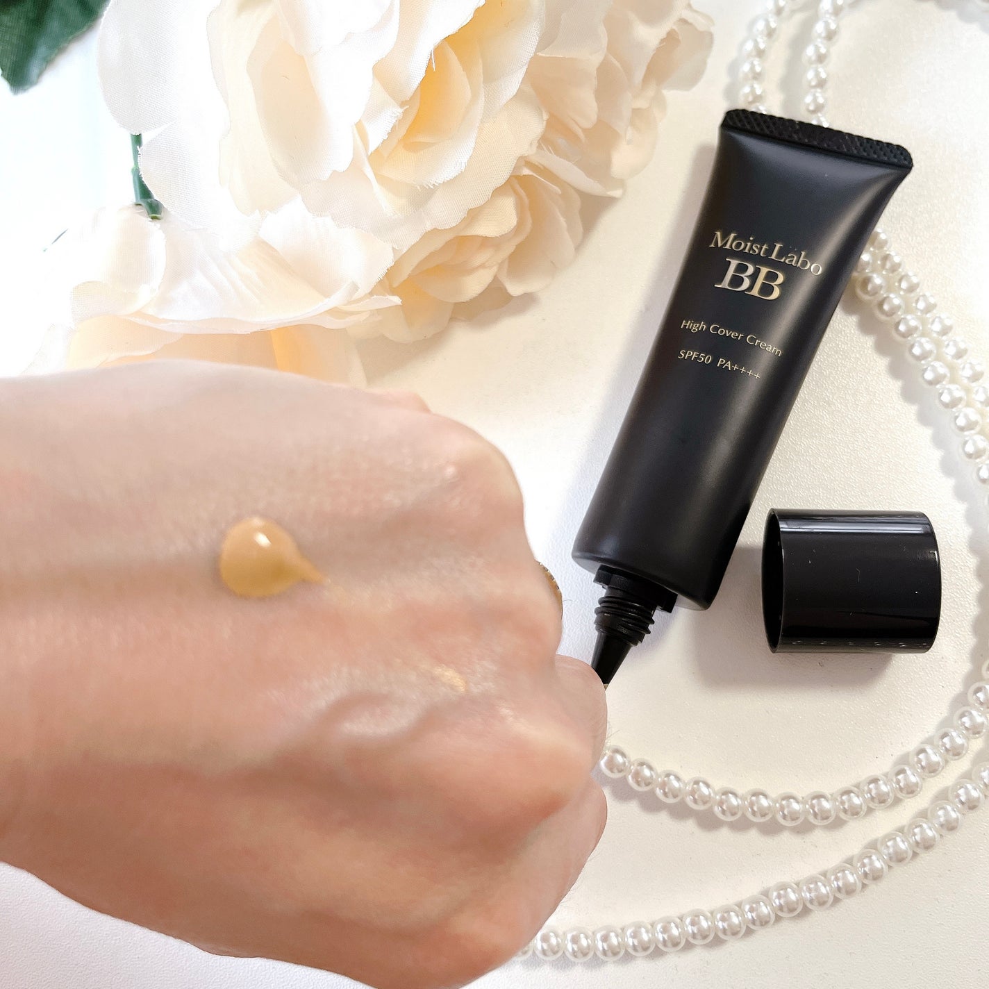 モイストラボ ハイカバー薬用美白BBクリーム/Moist Labo/BBクリームを使ったクチコミ(3枚目)
