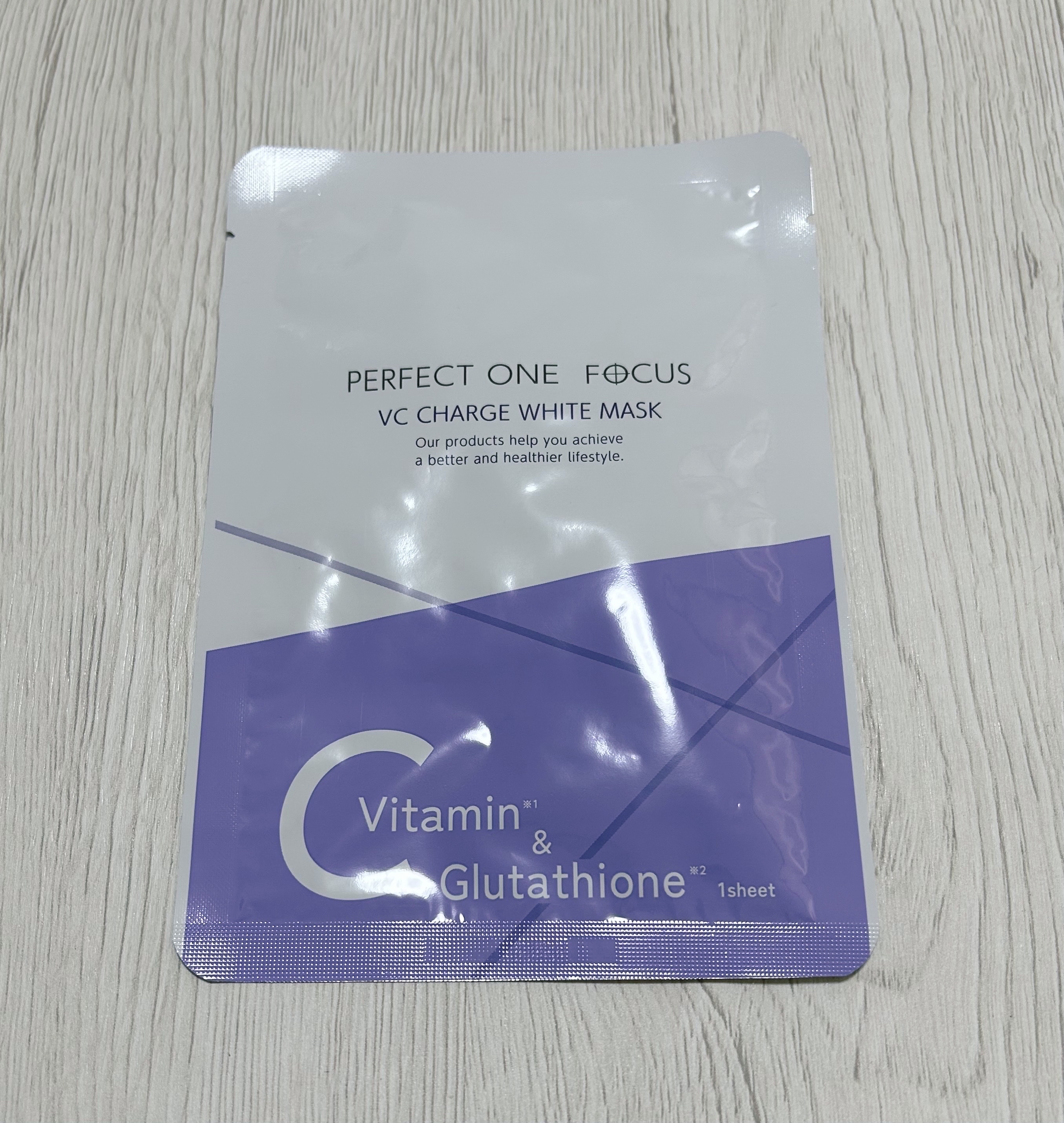 VCチャージ  ホワイトマスク/PERFECT ONE  FOCUS/シートマスク・パックを使ったクチコミ（1枚目）