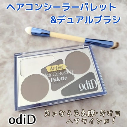 ヘアコンシーラーパレット&アーティスト デュアルブラシ/odiD/その他スタイリングを使ったクチコミ(1枚目)