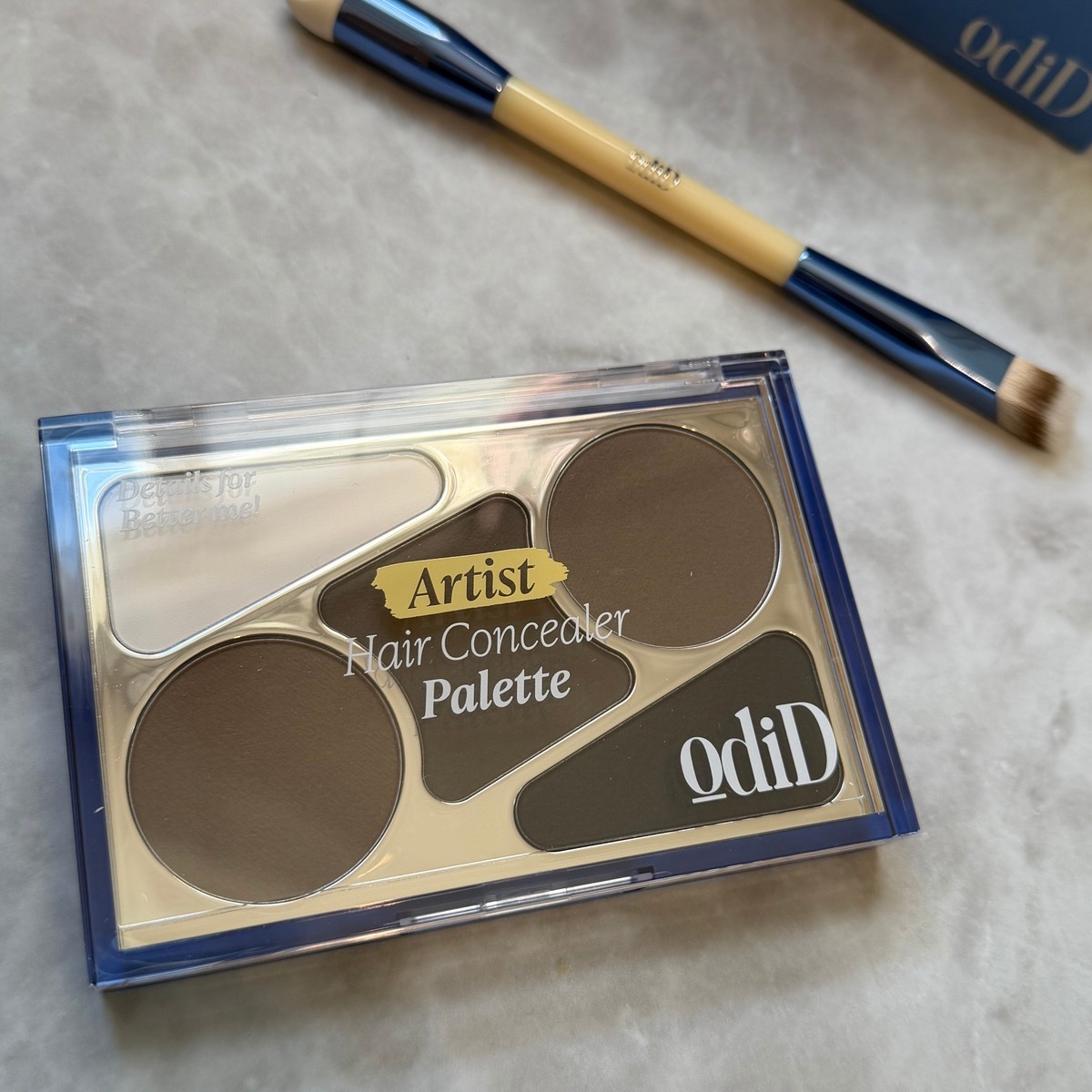  ヘアコンシーラーパレット&アーティスト デュアルブラシ/odiD/その他スタイリングを使ったクチコミ（1枚目）