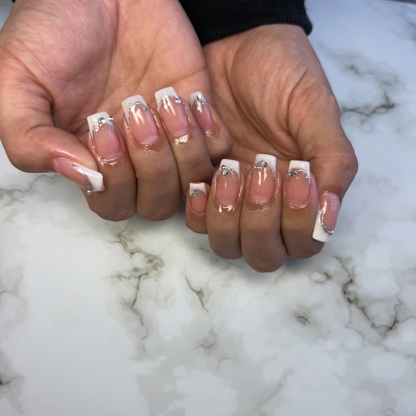 #ネイル,#ニュアンスネイル,#ジェルネイル,#ギャルネイル,#ネイル,#城陽ネイルのネイルデザイン