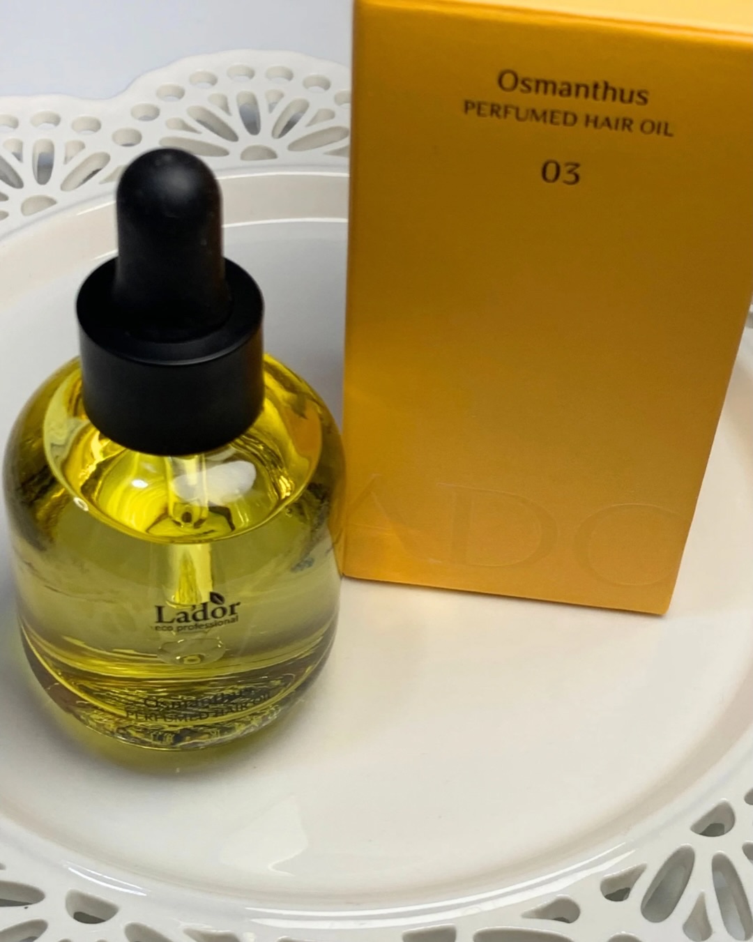パフュームヘアオイル オスマンサス/La'dor/ヘアオイルを使ったクチコミ（2枚目）