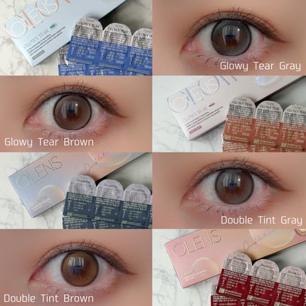 Glowy Tear 1day/OLENS/ワンデー(1DAY)カラコンを使ったクチコミ(1枚目)