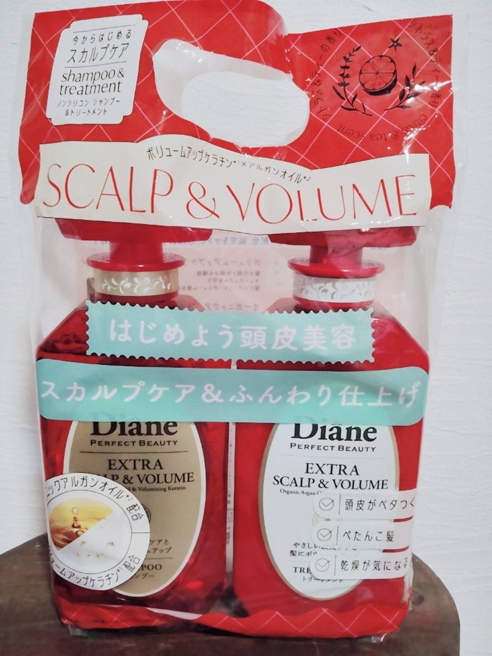 パーフェクトビューティー エクストラスカルプ&ボリューム シャンプー&トリートメント/ダイアン/市販シャンプーを使ったクチコミ(2枚目)