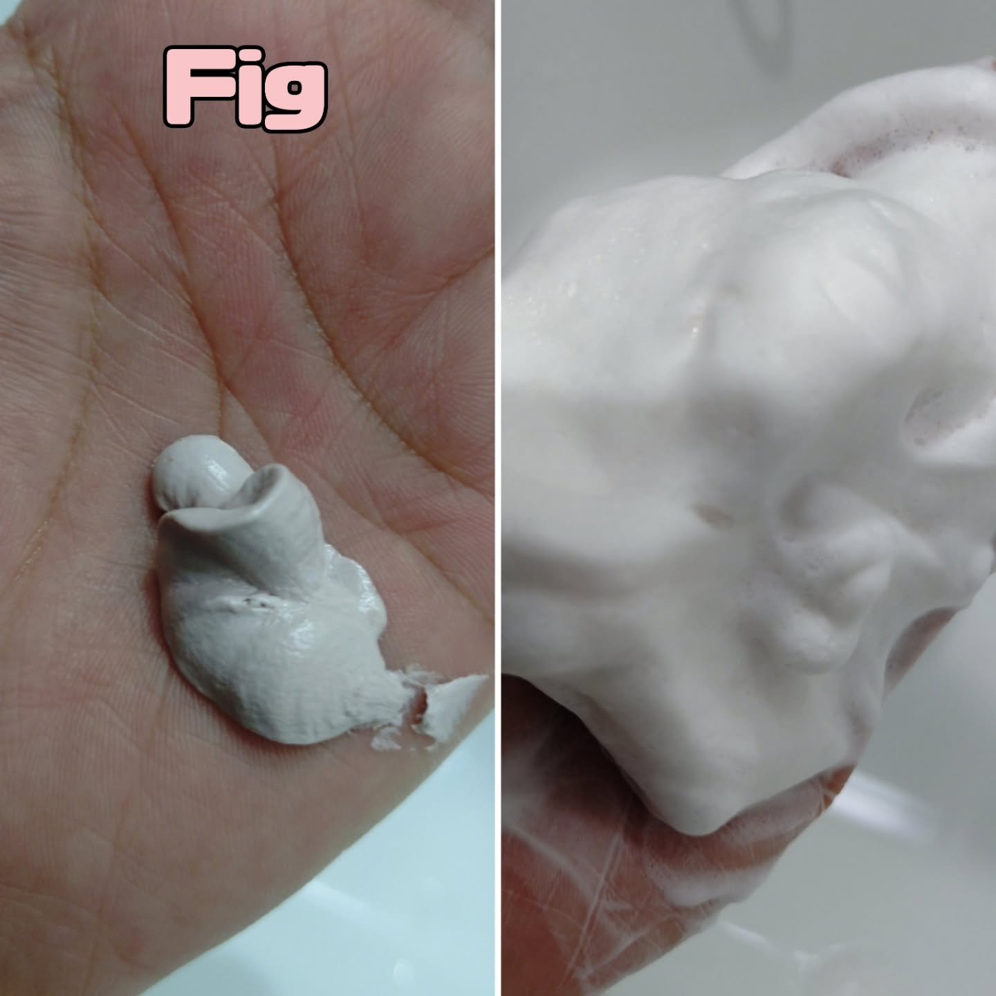 フィグジェラートパッククレンザー/I'm from/洗顔フォームを使ったクチコミ（3枚目）