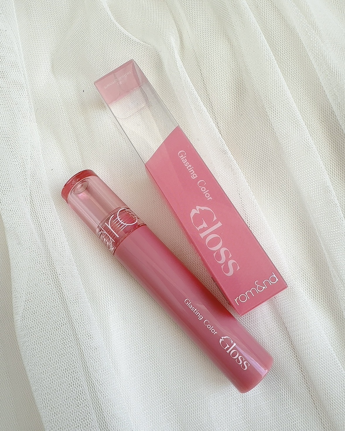 グラスティングカラーグロス/rom&nd/リップグロスを使ったクチコミ（3枚目）