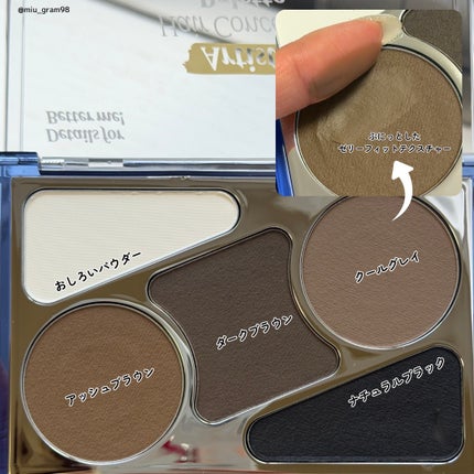 アーティストライン ヘアコンシーラーパレット/odiD/その他スタイリングを使ったクチコミ(3枚目)