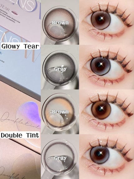 Glowy Tear 1day/OLENS/ワンデー(1DAY)カラコンを使ったクチコミ(2枚目)