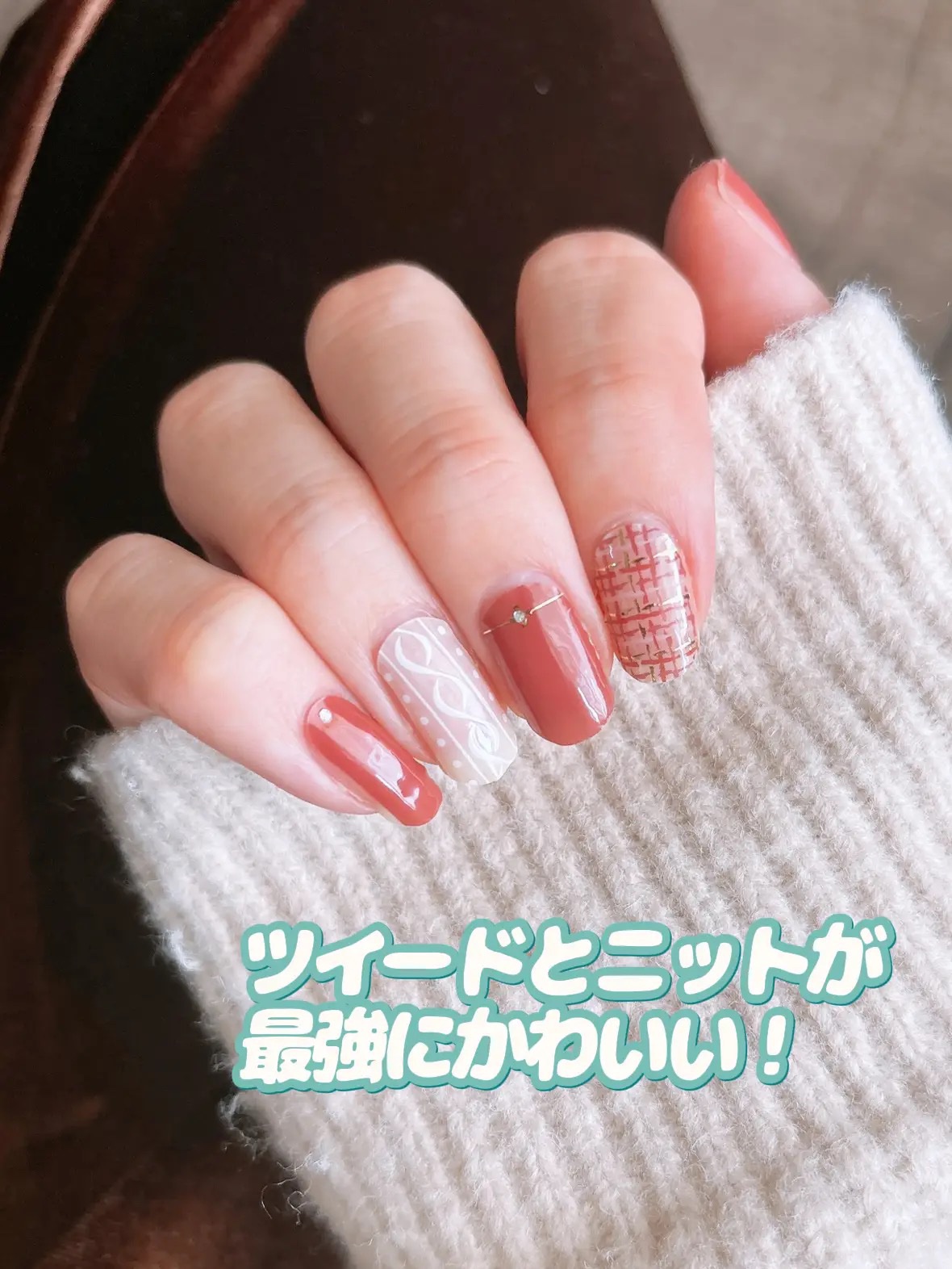 オーバルネイルシール/DAISO/ネイルシールを使ったクチコミ（3枚目）