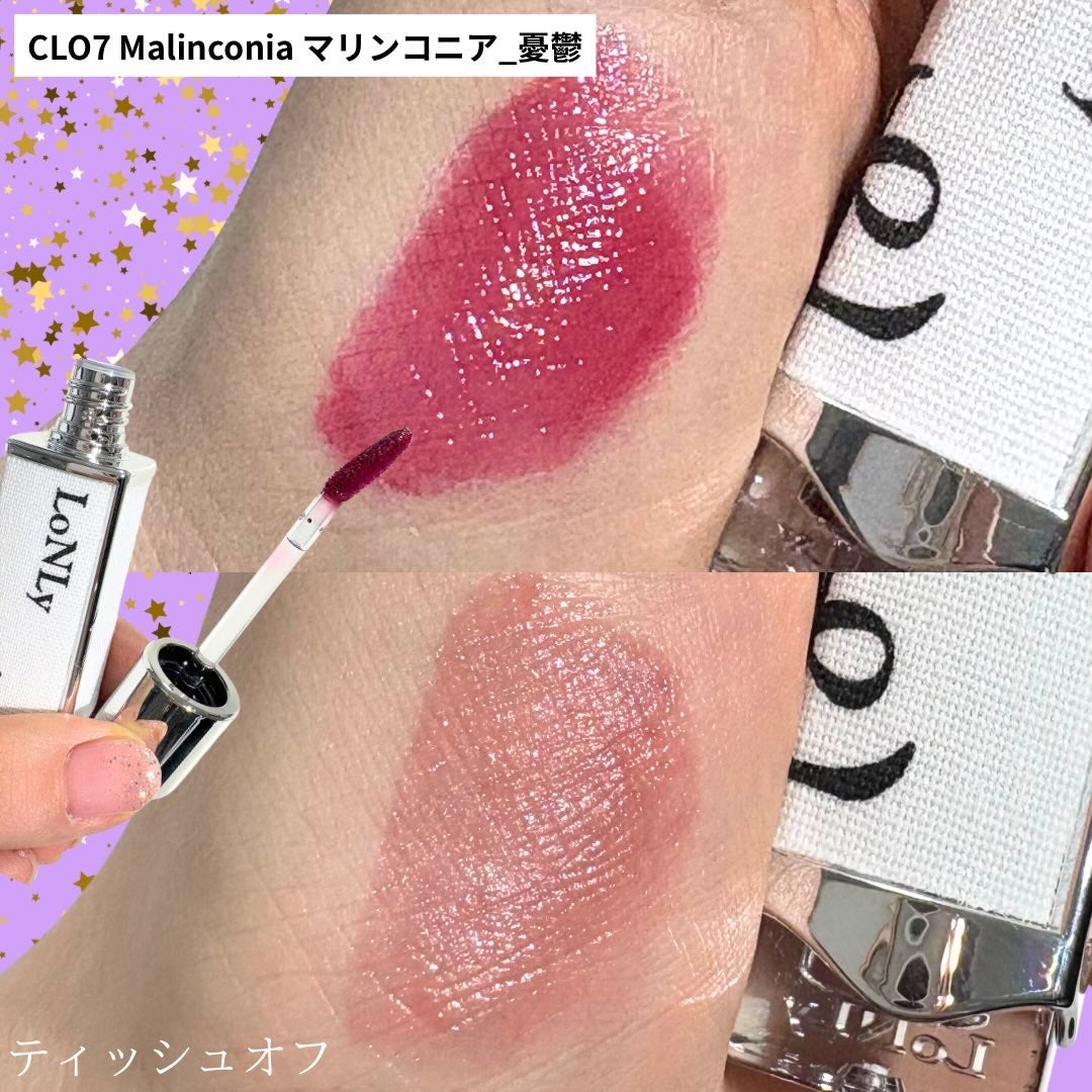 キャンドルライトジュレティント/LoNLy /リップティントを使ったクチコミ(4枚目)