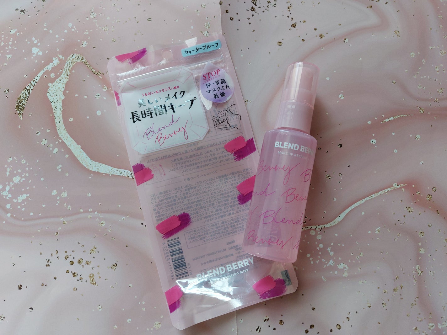 メイクアップ キーピング ミスト/BLEND BERRY/フィックスミストを使ったクチコミ(3枚目)