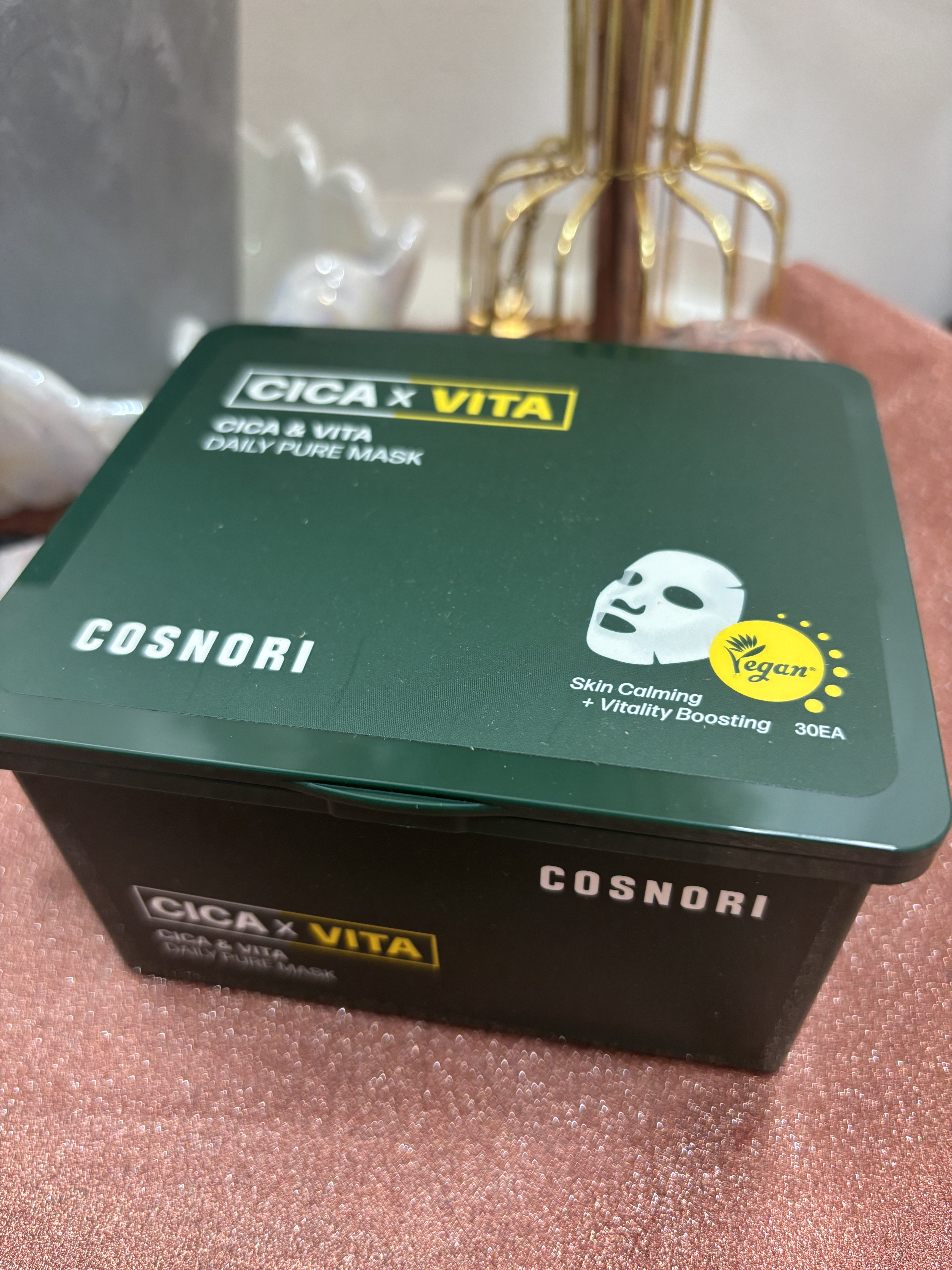 CICA＆VITAデイリーマスクパック/COSNORI/シートマスク・パックを使ったクチコミ（2枚目）