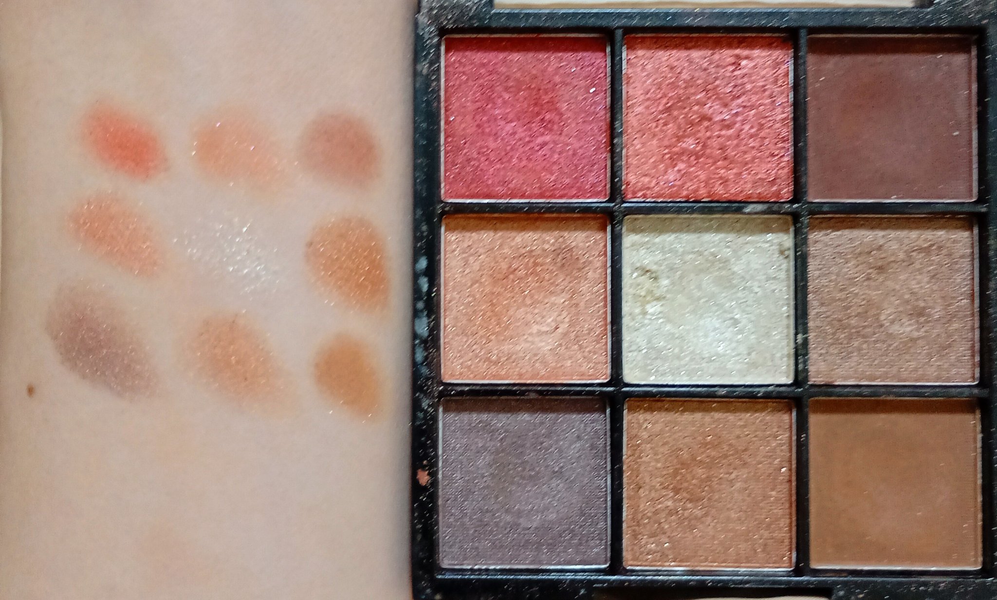 UR GLAM　BLOOMING EYE COLOR PALETTE/U R GLAM/アイシャドウパレットを使ったクチコミ（2枚目）