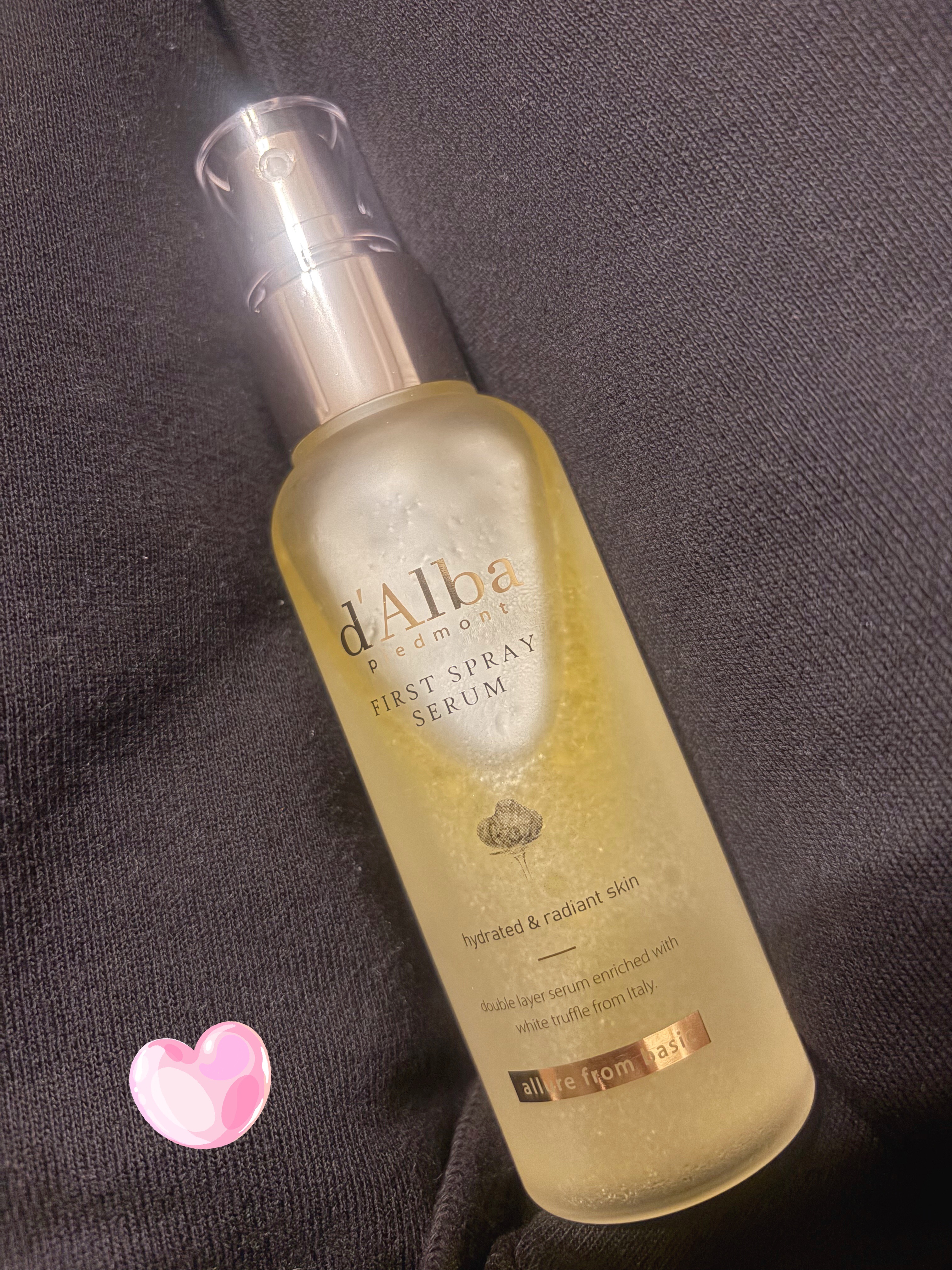 ダルバ ホワイトトリュフファーストスプレーセラム/ダルバ/ミスト状化粧水を使ったクチコミ（1枚目）