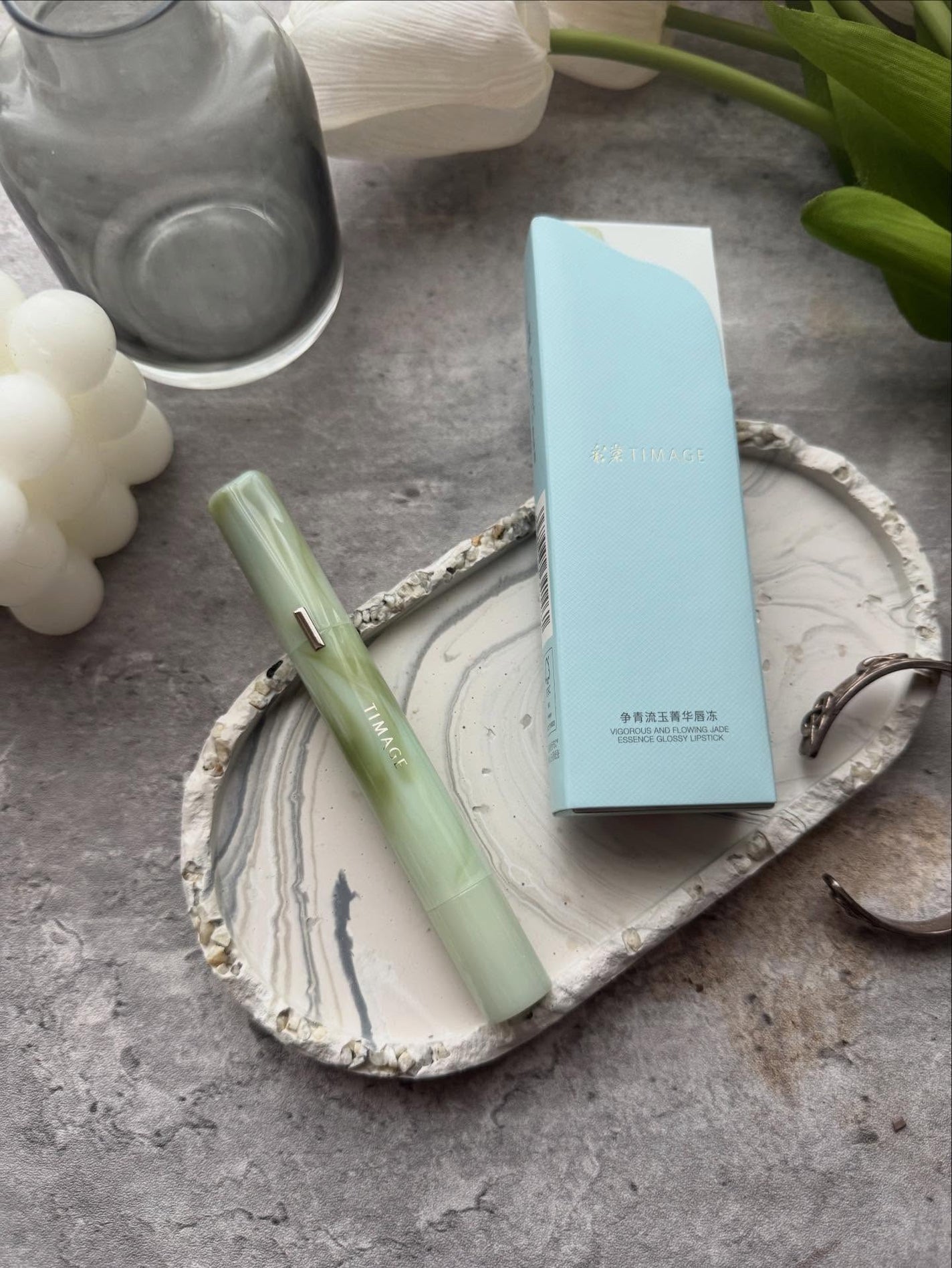 エッセンスリップジェル/TIMAGE/口紅を使ったクチコミ(5枚目)