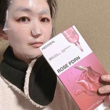 ローゼPDRNエッセンシャルマスクヘルシーグロウ/MEDIHEAL/シートマスク・パックを使ったクチコミ(4枚目)