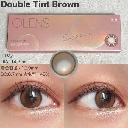 Double Tint 1day/OLENS/カラーコンタクトレンズを使ったクチコミ(6枚目)