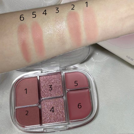 ソフトシアーマルチパレット/wakemake/アイシャドウパレットを使ったクチコミ(3枚目)