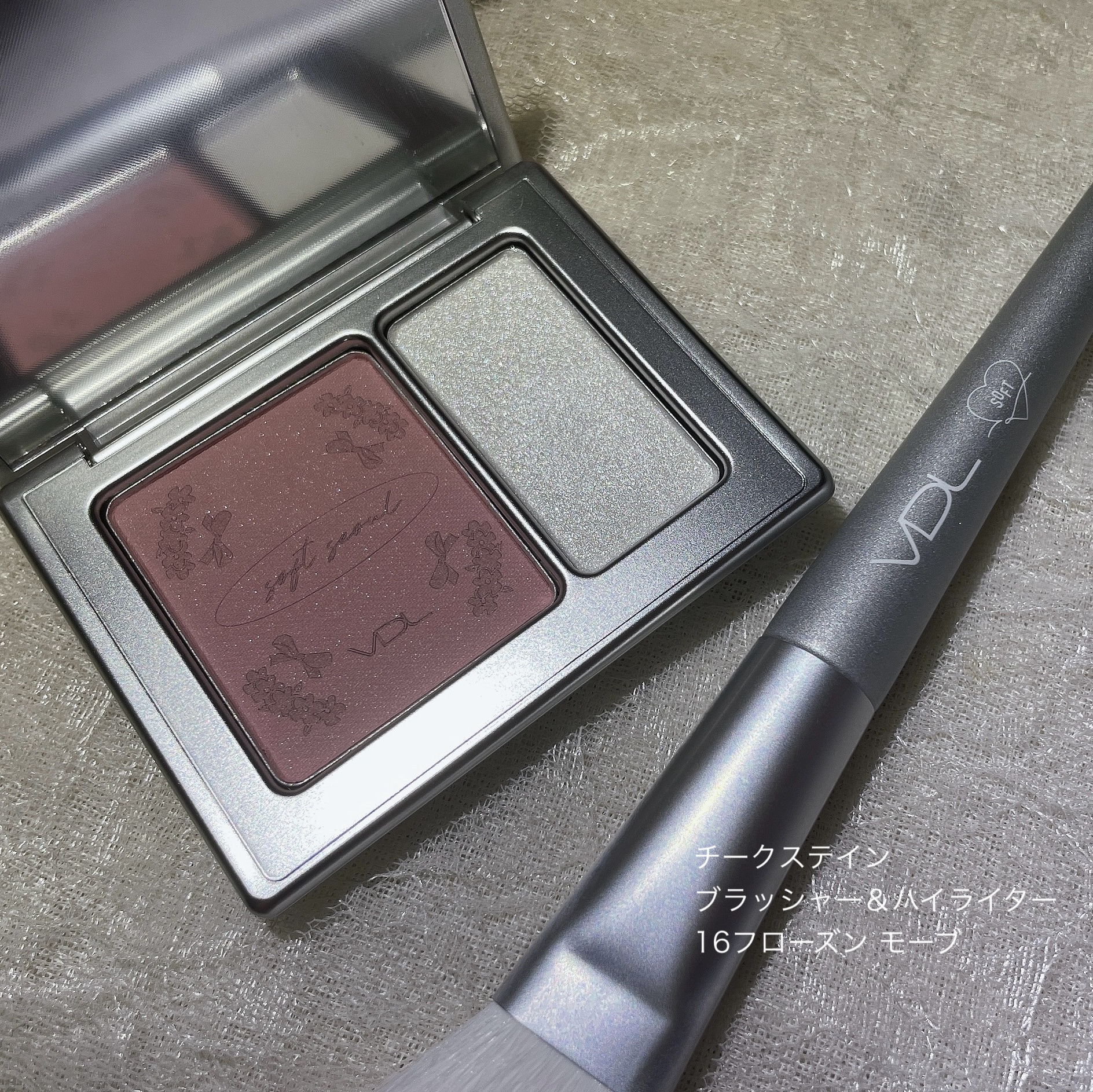 VDL チークステイン ブラッシャー＆ハイライター/VDL/パウダーチークを使ったクチコミ（2枚目）