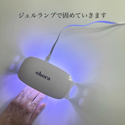 セミキュアジェルネイル(ハンド)/ohora/ネイルシールを使ったクチコミ(8枚目)