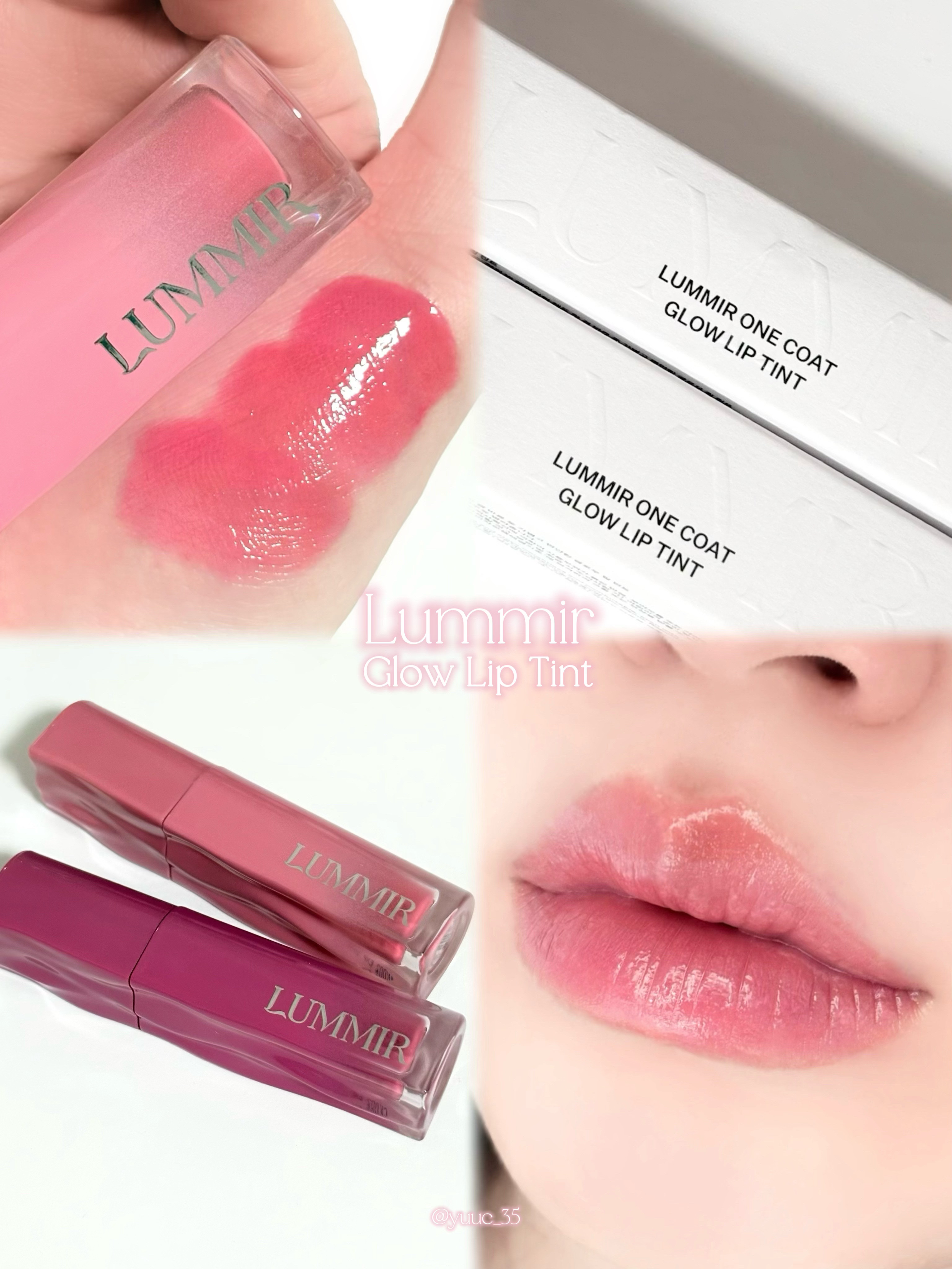 ONE COAT グロウティント/Lummir/リップティントを使ったクチコミ（1枚目）