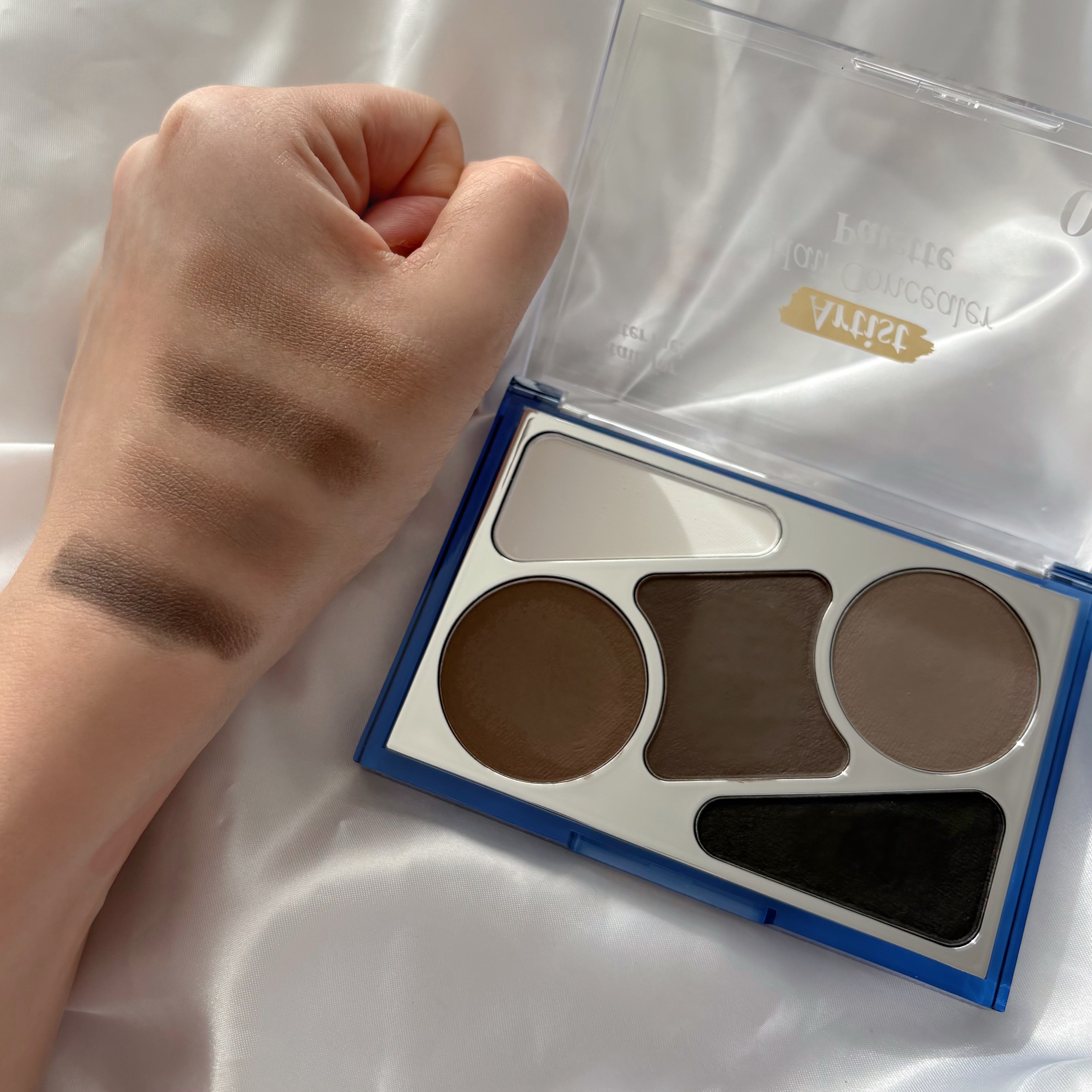  ヘアコンシーラーパレット&アーティスト デュアルブラシ/odiD/その他スタイリングを使ったクチコミ（2枚目）