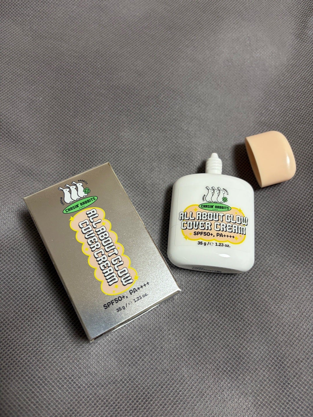 オールアバウトグロウカバークリーム/CHASIN'RABBITS/日焼け止めクリームを使ったクチコミ(1枚目)