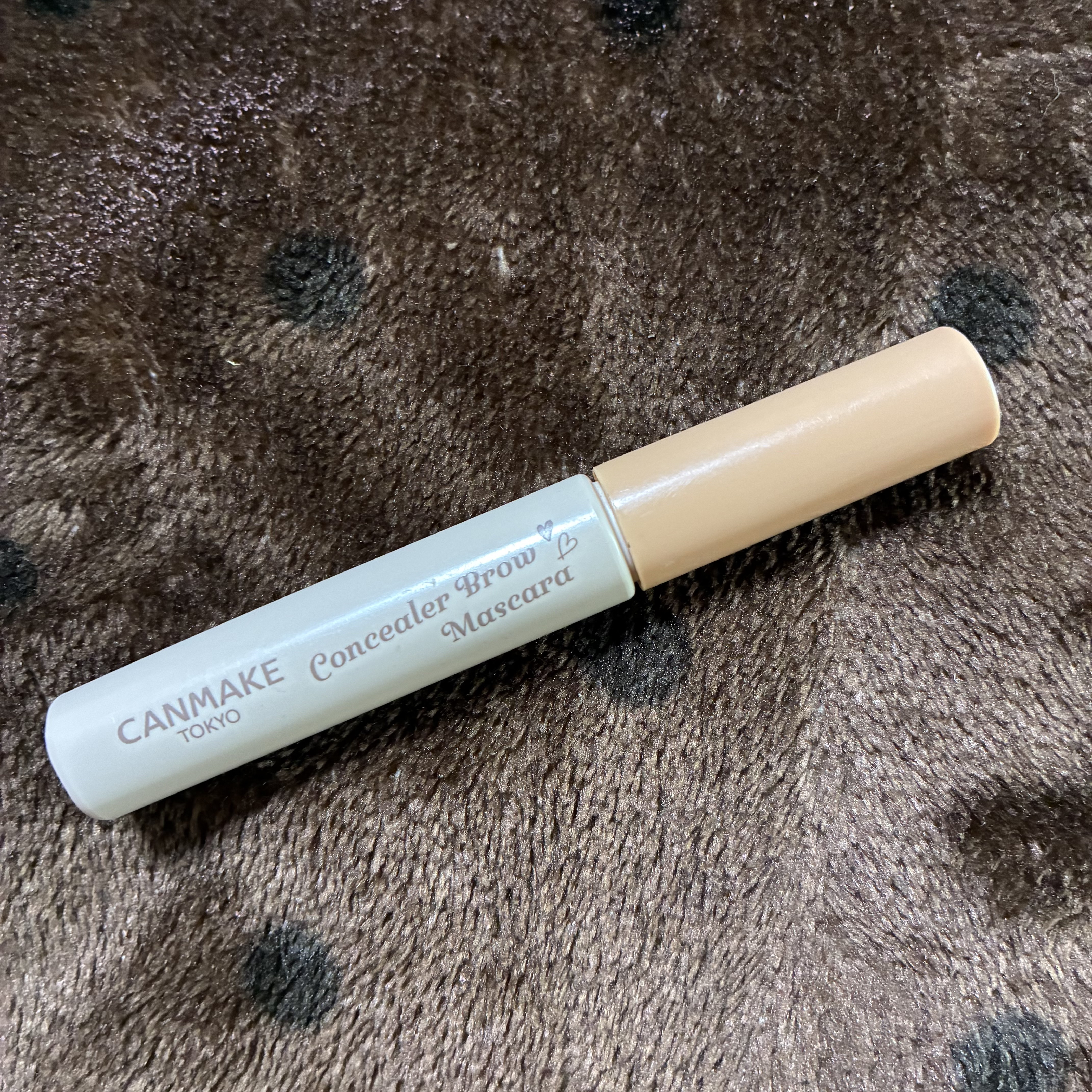 コンシーラーブロウマスカラ 02 ホワイトベージュ/キャンメイク/その他アイブロウを使ったクチコミ（1枚目）